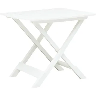 vidaXL Gartentisch Klappbar 79 x 72 x 70 cm Weiß