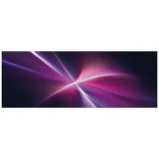 Wallario Schaum-Badematte Abstrakte Formen und Linien schwarz lila pink weiß, Höhe 5.5 mm, rutschhemmend, geeignet für Fußbodenheizungen, Polymer-Schaum, rechteckig schwarz rechteckig | 65 cm x 180 cm x 5.5 mm