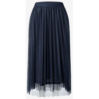 MORE&MORE Sommerrock Mesh Skirt blau 38