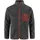 Fleece Herren Fleecejacke grau Größe S