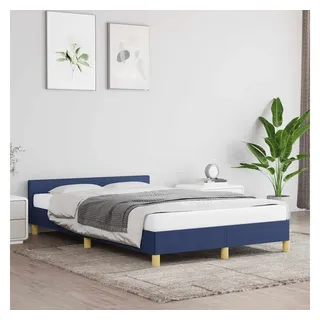 vidaXL Bettgestell 120 x 200 cm Blau