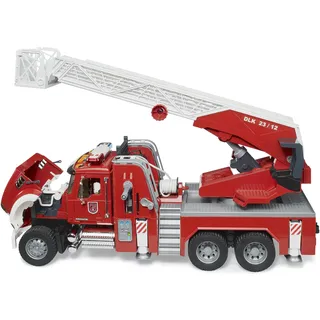 Bruder 02821 - MACK Granite Feuerwehrleiterwagen inkl. Pumpe 1:16