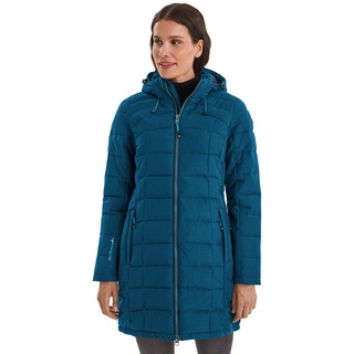 Killtec Damen Parka in Daunenoptik SKANE WMN QUILTED PRK - Damen Jacke mit abzippbarer Kapuze - Übergangsjacke ist wasserabweisend, dunkelblau, 36, 35618-000