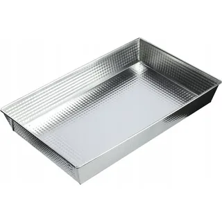 Kadax rechteckige Backform "Imperia", Kuchenbackformen, Kastenform, Wärmeverteilung, 40 cm, Silber