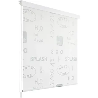 vidaXL Duschrollo 100 x 240 cm grau