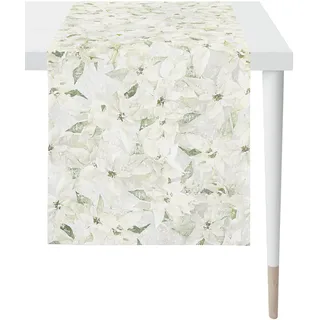 APELT Tischläufer 3614 Winterwelt 48x140 cm grün (weiß, grün)(77684432-0)