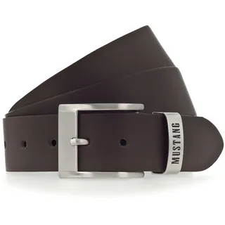Mustang Herrengürtel Leder 4 cm braun 100