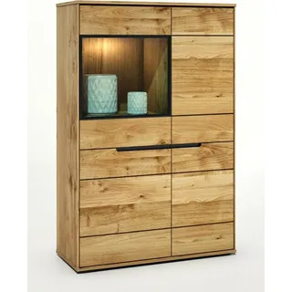 Elfo-Möbel Vitrine Lola 102 cm Braun