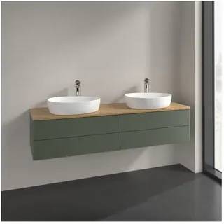 Villeroy & Boch Waschbeckenunterschrank Antao 160 x 36 x 50 cm Eiche/Grün