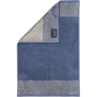 Cawö Handtücher Luxury Home Two-Tone 590, 100% Baumwolle blau 30.00 cm x 50.00 cm