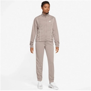 Nike Sportswear Trainingsanzug Women's Fitted Track Suit (Set, 2-tlg) braun L (44/46)