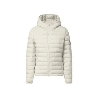 ECOALF für Damen. MCWGAJKATLAN0987S26-998 Mantel Atlantic beige (M), Lässig, Recyceltes Polyester, Nachhaltig