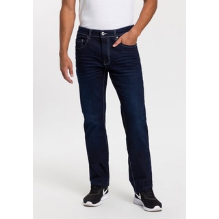 John Devin Straight-Jeans mit Stretch blau 31
