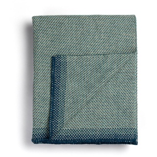 Røros Tweed - Una Wolldecke 200 x 150 cm, blau