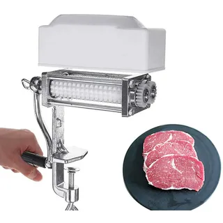 CuteHairy Fleischklopfer, Robuster Fleischklopfer für den Heimgebrauch, Handkurbel Steaker, Fleisch Pork Tenderiser Tool, Antihaft Schnitzelklopfer, Fleischklopfermaschine