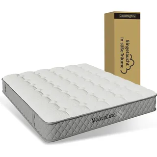 Orthopädische Kaltschaummatratze 120x200 cm, Mattress mit 7-Zonen-Taschenfederkern, Härtegrad H3 (mittelfest) – ® , 20 cm Höhe