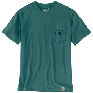 CARHARTT Irvine Work T-shirt Petrol XL