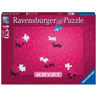 Ravensburger Puzzle Ravensburger Krypt Puzzle Pink mit 654 Teilen, Schweres Puzzle für..., Puzzleteile