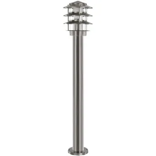Grafner Wegeleuchte Edelstahl 80,0 cm ohne Leuchtmittel silber