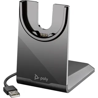 HP Poly Ladeschale für Voyager Focus 2 und Voyager 4300 Headsets; USB-A
