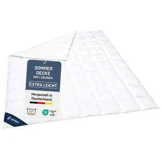 casimum Daunendecke »LUXUS« – 100% Daunen, Größe: 135x200