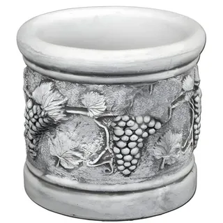 JVmoebel Dekovase Blumenvase Blumen Kasten Garten Stein Blumen Gefäss XXL, Made in Europa weiß