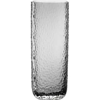 LEONARDO Dekovase Vase MARTELLO (1 St) grau 8 cm x 26,5 cm x 10 cm