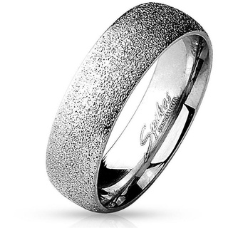 BUNGSA Fingerring Ring Diamantoptik Silber aus Edelstahl Damen (Ring, 1-tlg), Damen Herren silberfarben 49 (15.6)