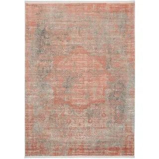 Dieter Knoll Webteppich Tesoro, Rot, Textil, Abstraktes, rechteckig, 67x130 cm, Oeko-Tex® Standard 100, für Fußbodenheizung geeignet, pflegeleicht, Teppiche & Böden, Teppiche, Webteppiche
