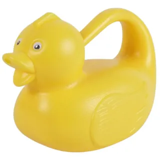 BURI Gießkanne Süße Gießkanne Ente gelb Blumenkanne Wasserkanne Kindergießkanne Garte gelb