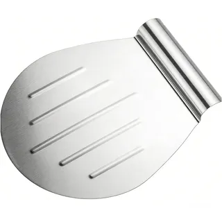 Yrlehoo Edelstahl Kuchenheber Tortenheber, Stabiler Tortenretter mit Griff, Küchenhelfer Tortenplatte Pizzaschieber, Tortenzubehör für Kuchen, Pizza, Silber