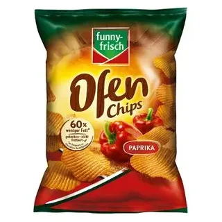 funny-frisch Chips Ofenchips Paprika, Kartoffelchips, 115 g