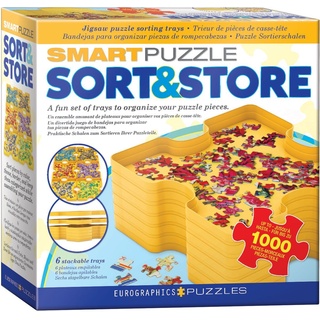 EUROGRAPHICS Puzzle 8955-0105 Sort & Store Puzzle Sortierschalen, Puzzleteile bunt
