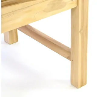 VCM Gartenstuhl Gartensessel Landhaus Teak Holz