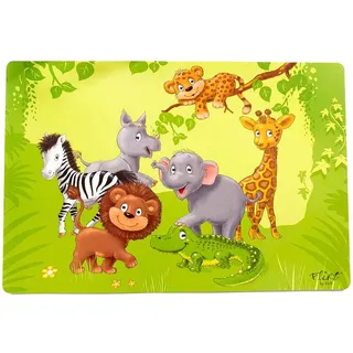 Ritzenhoff & Breker Tischset Afrikatiere 45 x 30 cm Kunststoff Bunt