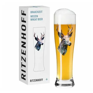 Ritzenhoff Bierglas Brauchzeit 025, Glas blau|bunt|grau