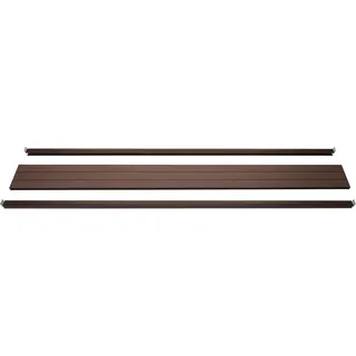 MCW Sichtschutz Savoie-A 180 x 15 cm braun inkl. WPC Pfosten
