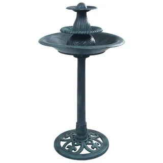 vidaXL Springbrunnen Vogelbad Grün 50×91 cm