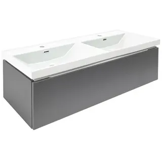 SAT Feel Waschtisch mit Unterschrank 120x30x44,8 cm Anthrazit matt SATFEEL120ANTU4
