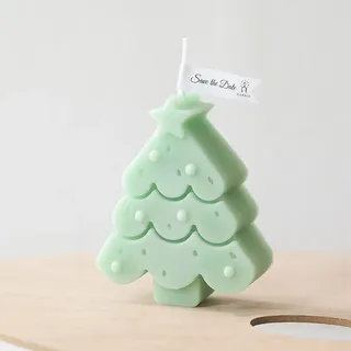 Aromatherapie-weihnachtsbaumkerze – Festliche Tischdekoration, Umweltfreundliche Geschenkidee Und Handgefertigt