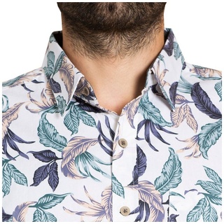 PANASIAM Hawaiihemd Herren Freizeithemd in tropisch buntem Design aus 100 % Baumwolle leichtes Kurzarmhemd für den Sommer bequem und luftig bunt L