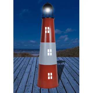 Westerholt Dekoleuchte Metall H:80 cm Solar LED rot