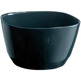 Emile Henry Keramik Salatschüssel - Größe L - 5,5 l - petrol blau