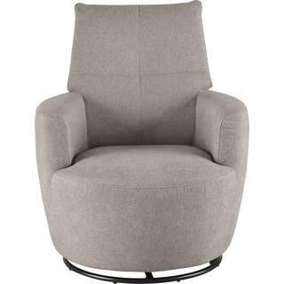 Relaxsessel SET ONE BY MUSTERRING "SO 1450" Sessel Gr. Chenille DPR, Drehfunktion-Wippfunktion, B/H/T: 80 cm x 96 cm x 88 cm, beige (graubeige dpr 12) Lesesessel und Relaxsessel mit Dreh Wippfunktion, wahlweise Hocker erhältlich
