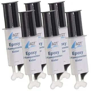 AGT Zweikomponentenkleber Epoxy 6er-Pack