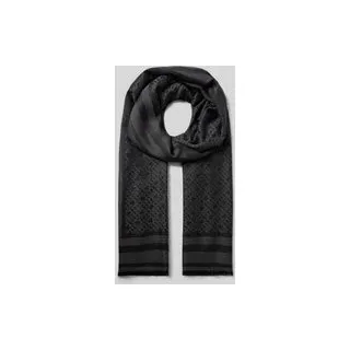 Schal mit Logo-Muster, Black, $listsize[$i].replace('"','"')