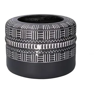 Vacchetti 5862920000 Vase, Beton, schwarz, klein