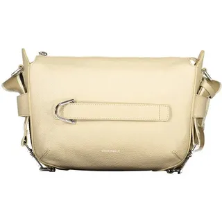 COCCINELLE Umhängetasche, Elegante Damen Handtasche Beige mit Verstellbarem Schulterriemen beige