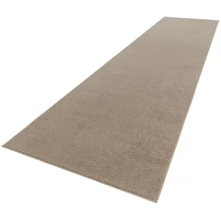 TT Home Kurzflorteppich 80 x 300 cm Taupe