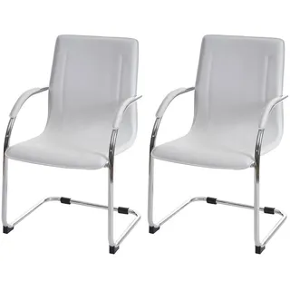 MCW Konferenzstuhl, Weiß, Kunststoff, 56x93x56 cm, Esszimmer, Stühle, Esszimmerstühle, Schwingstühle
